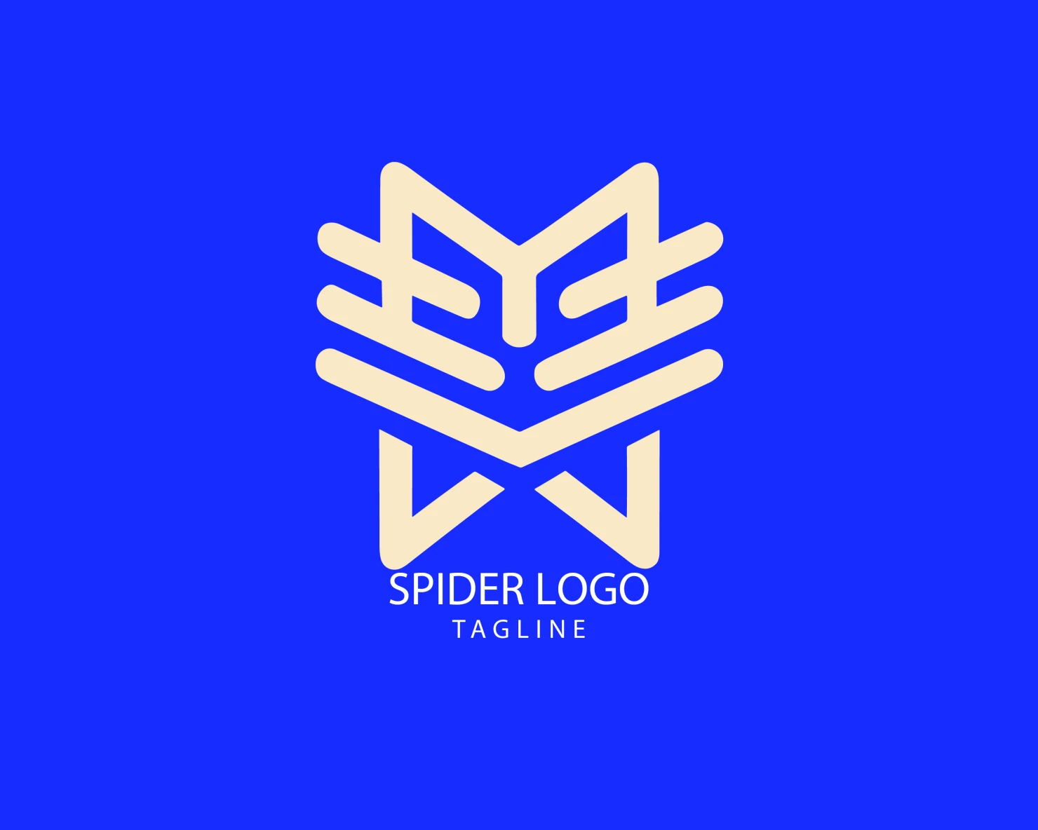 Spider customizable logo set design #38187
