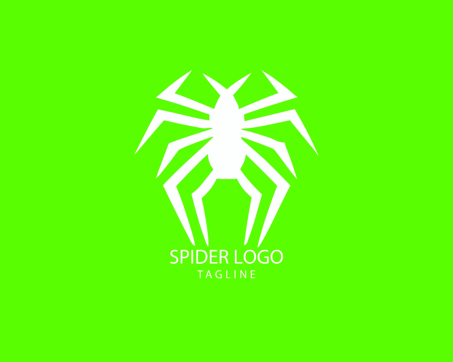 Spider customizable logo set design #38188