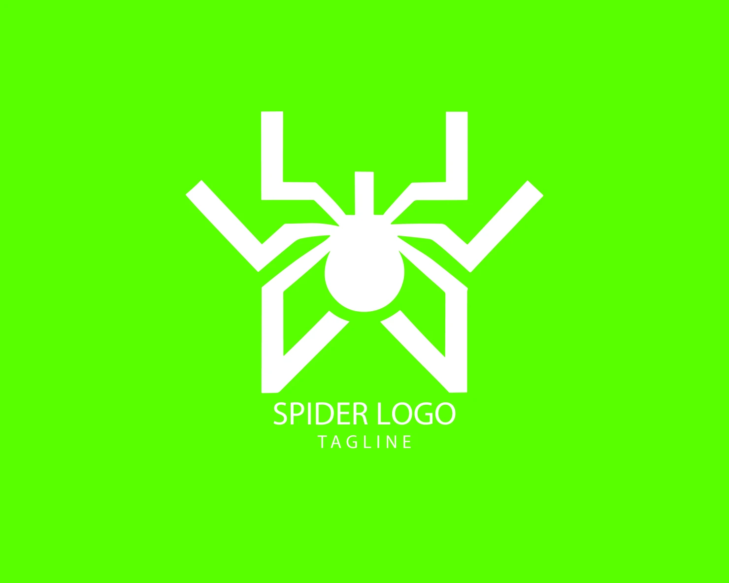 Spider customizable logo set design #38194