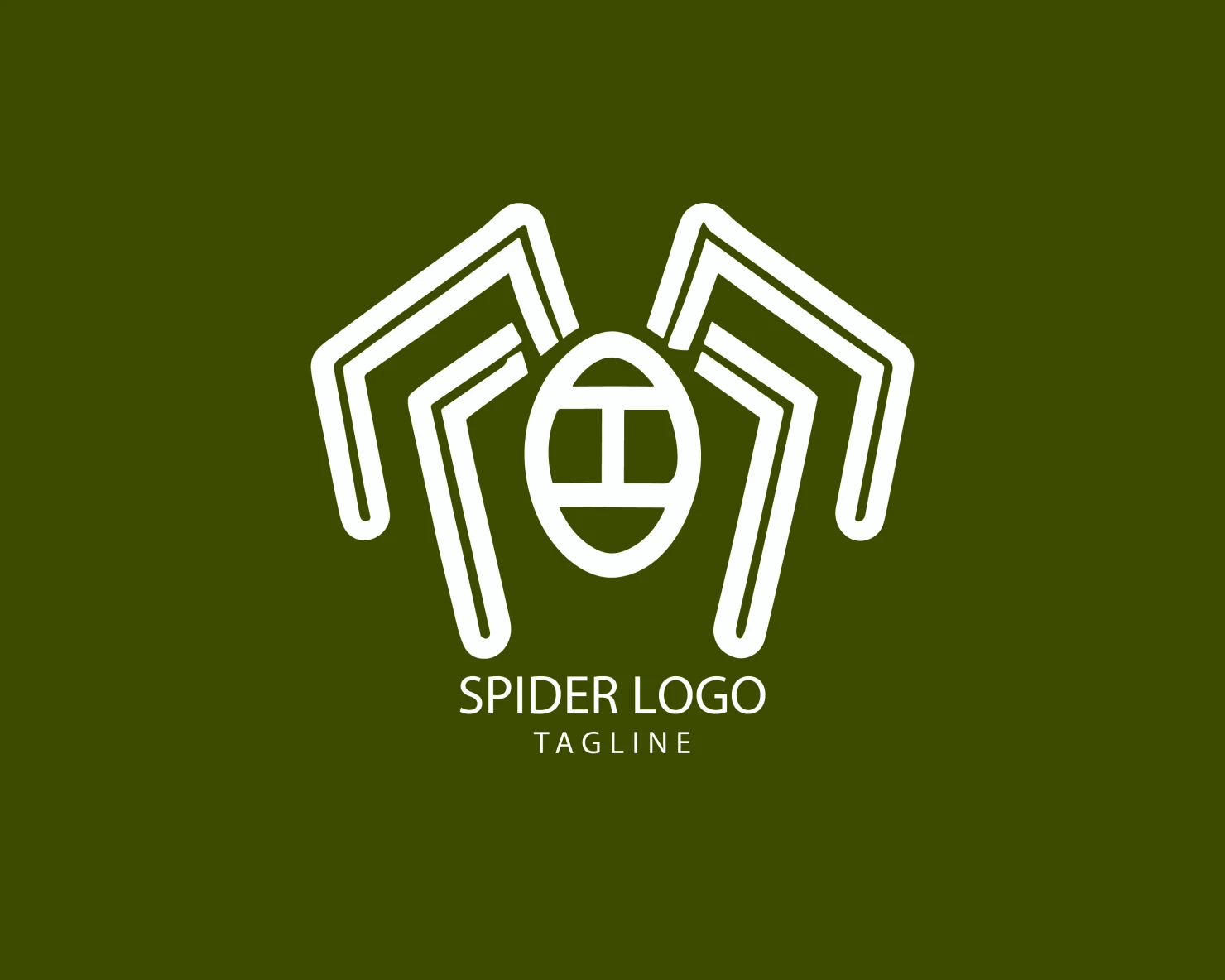 Spider customizable logo set design #38195