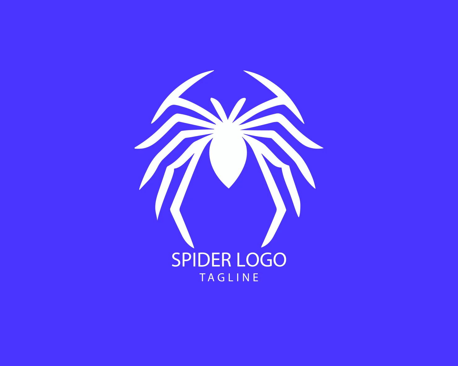 Spider customizable logo set design #38198