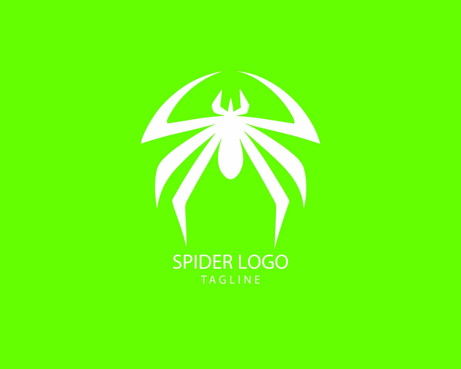 Spider customizable logo set design #38199