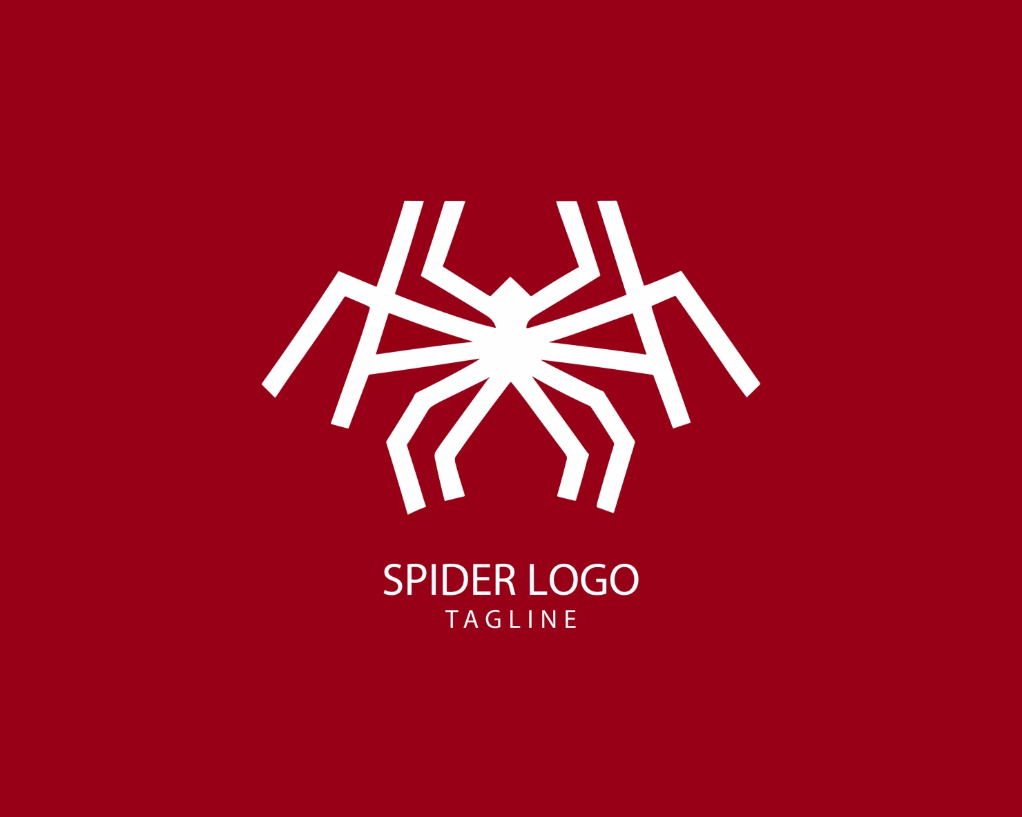 Spider customizable logo set design #38200