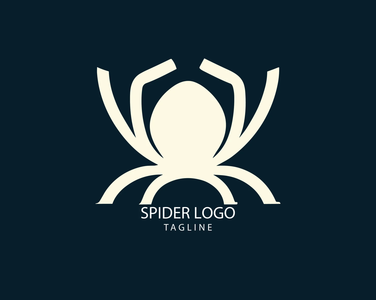 Spider customizable logo set design #38203