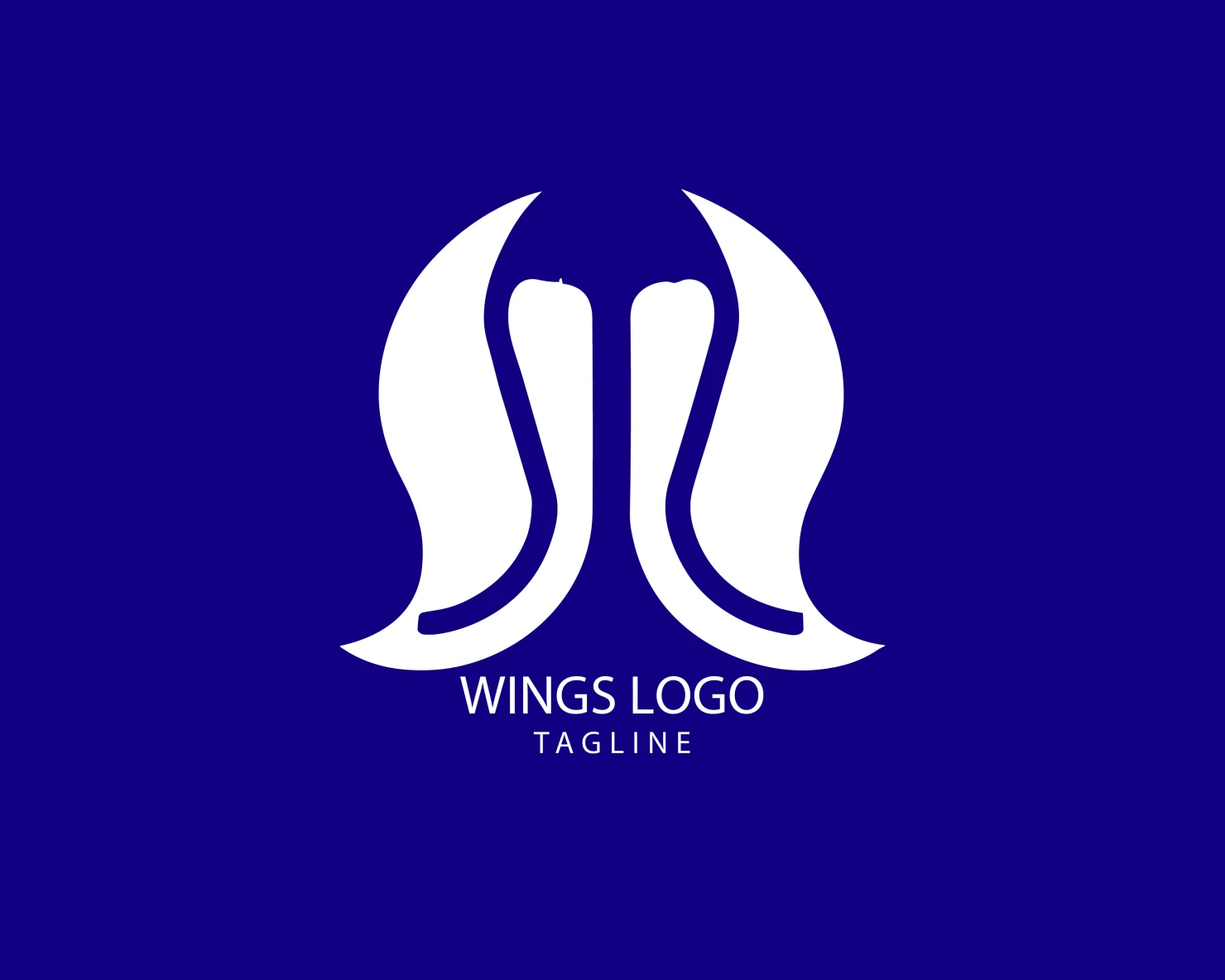 Wings customizable logo set design #38239