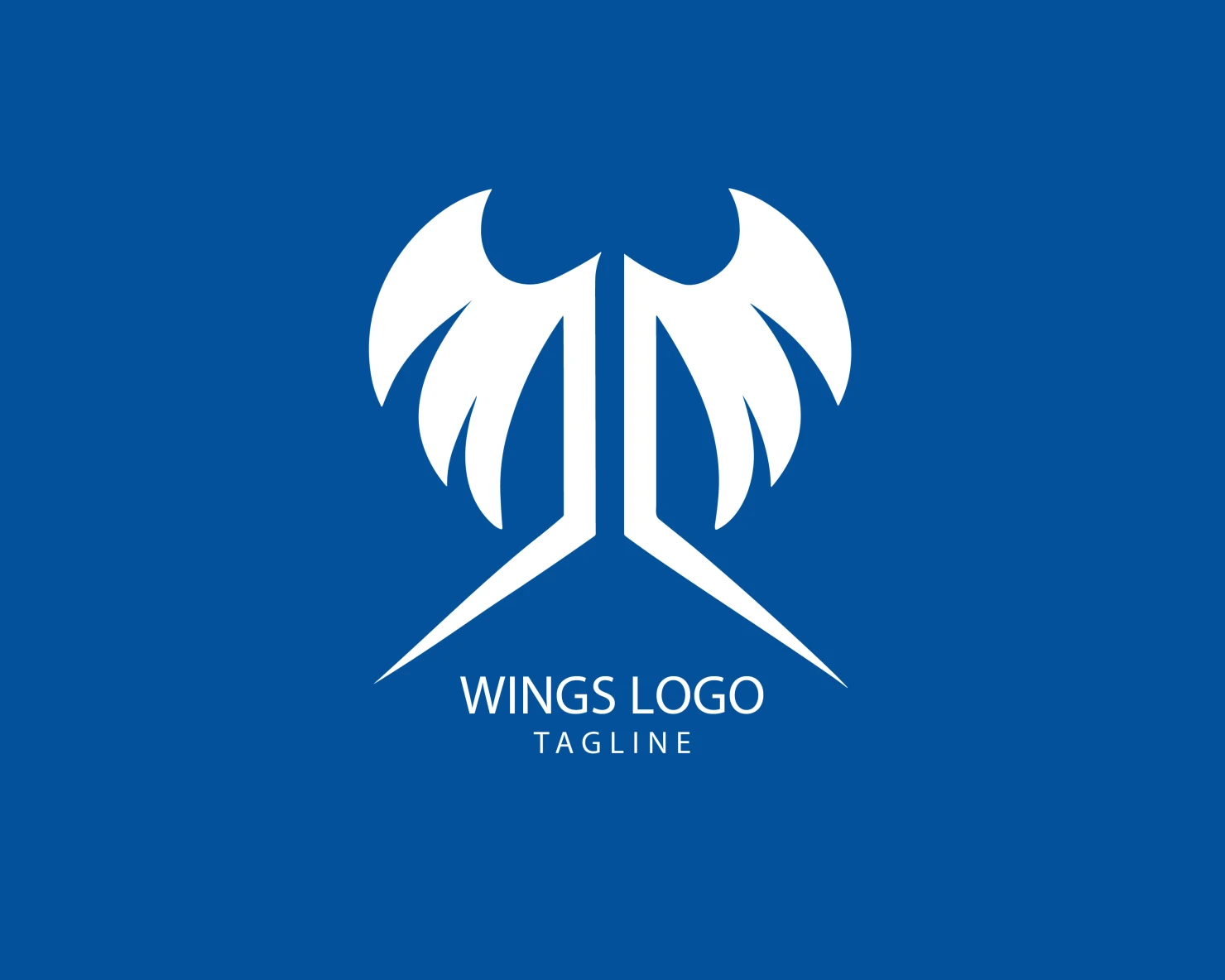 Wings customizable logo set design #38240