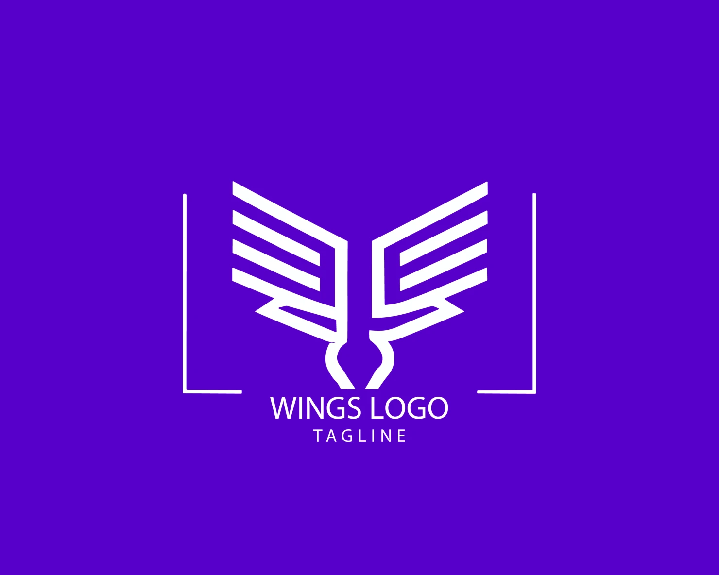 Wings customizable logo set design #38242