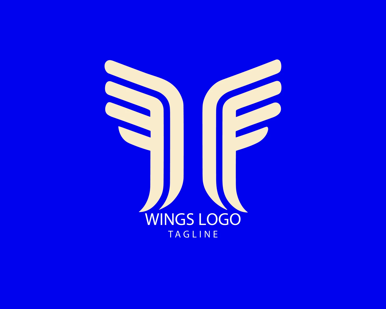 Wings customizable logo set design #38253