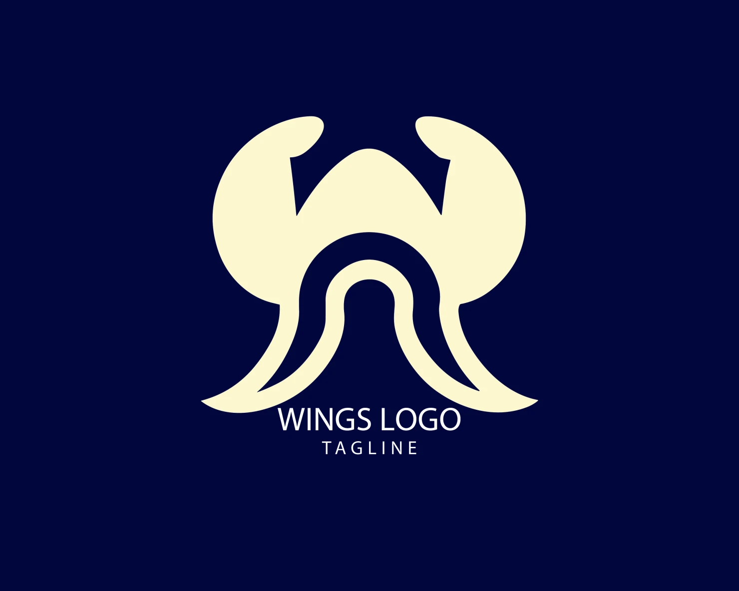 Wings customizable logo set design #38261