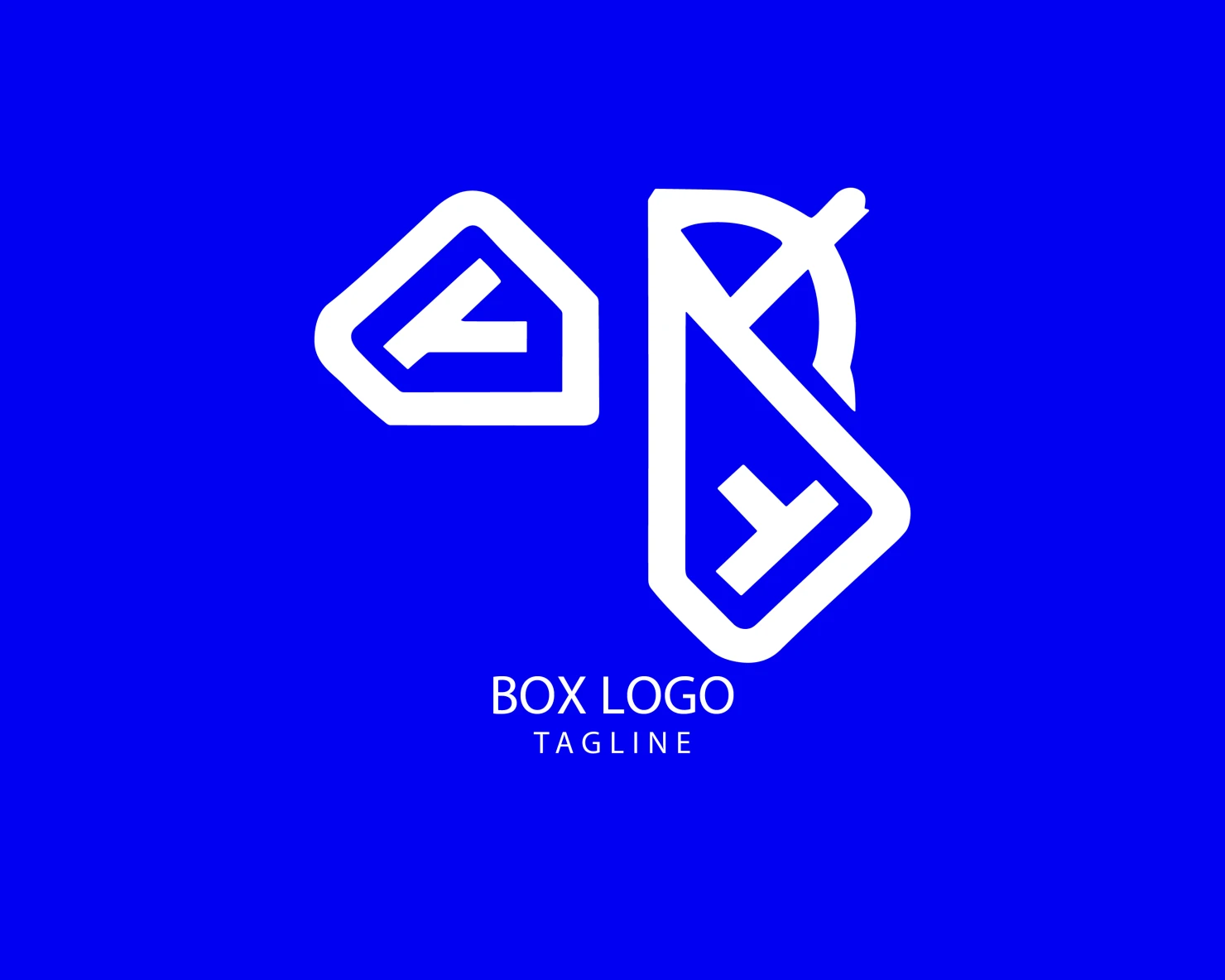Box customizable logo set design #38268