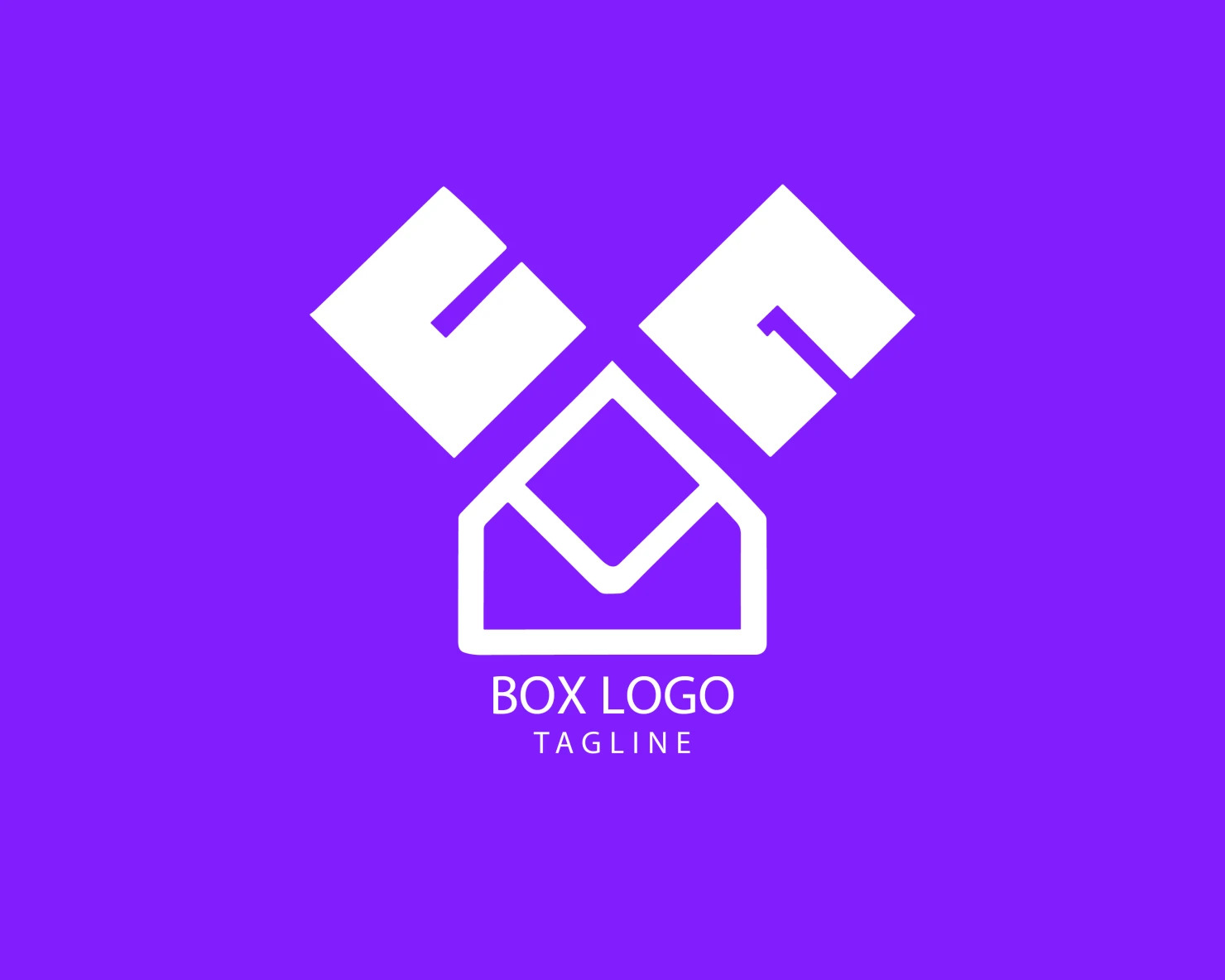 Box customizable logo set design #38276