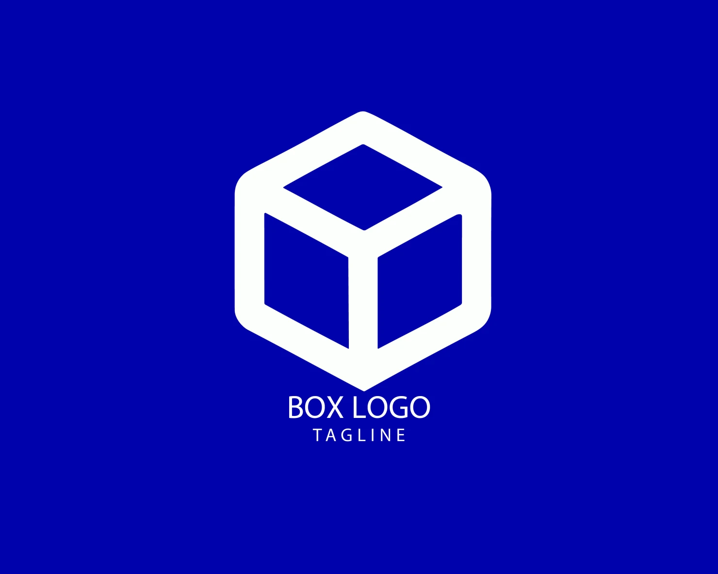 Box customizable logo set design #38278