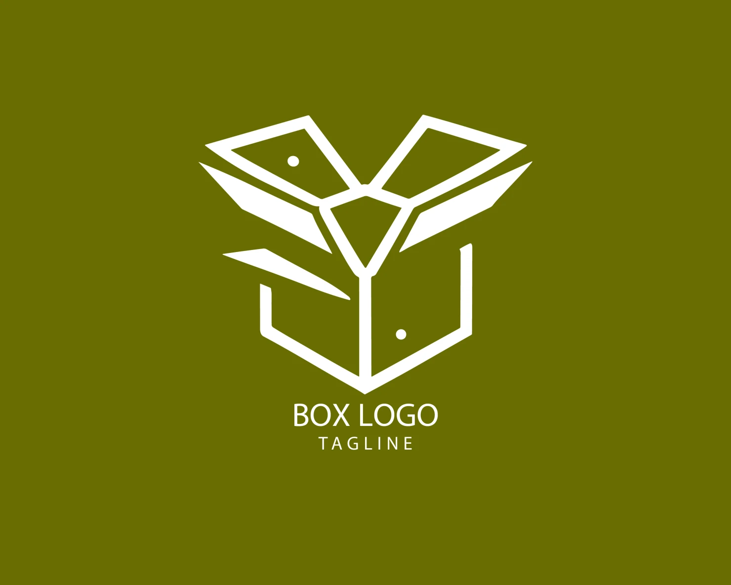 Box customizable logo set design #38281