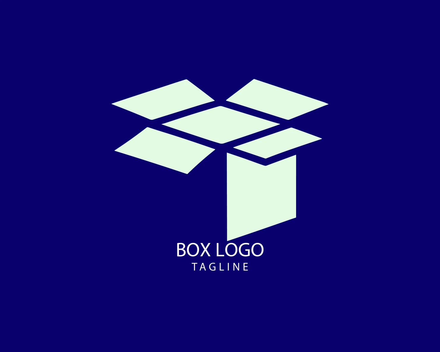 Box customizable logo set design #38286