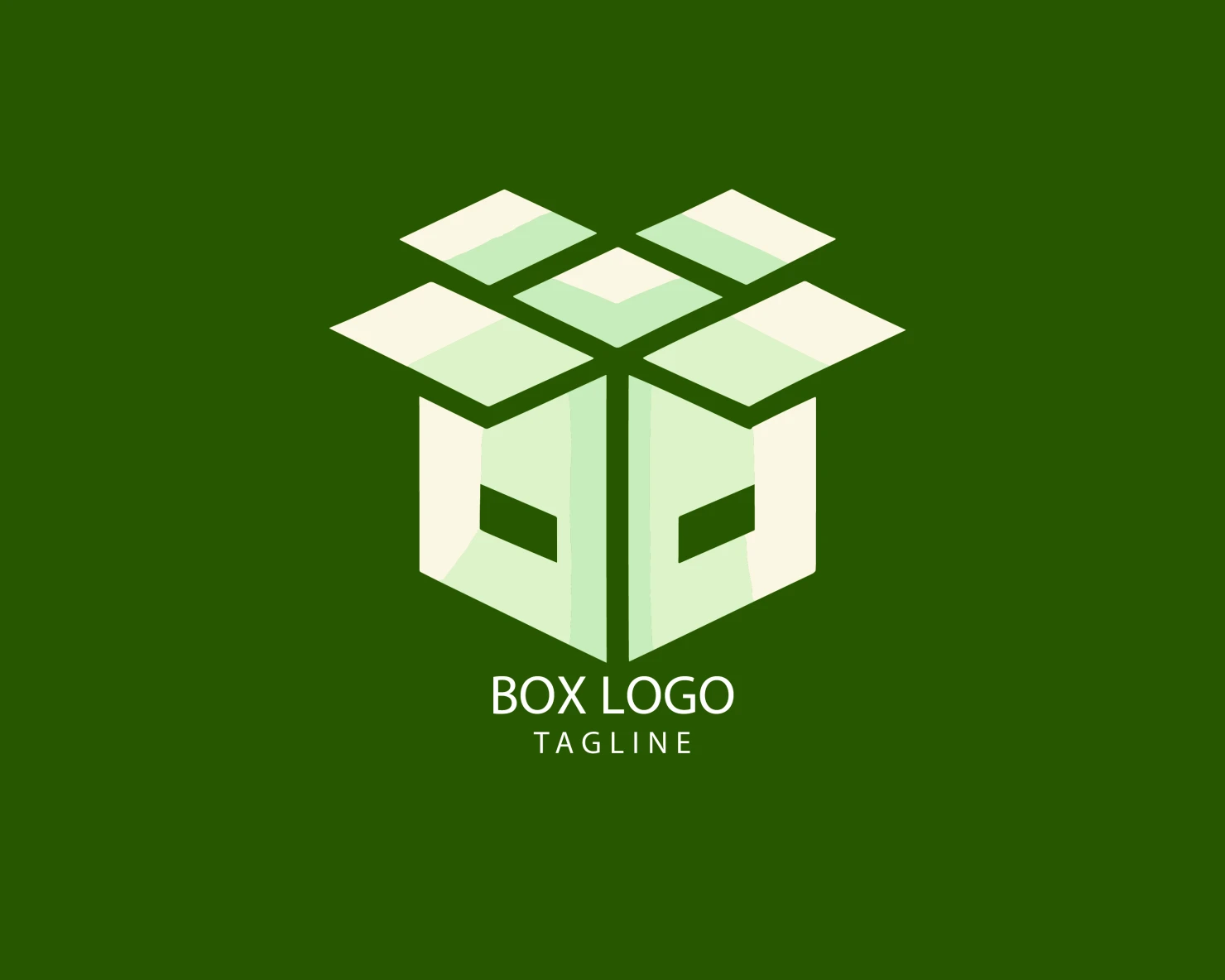 Box customizable logo set design #38287