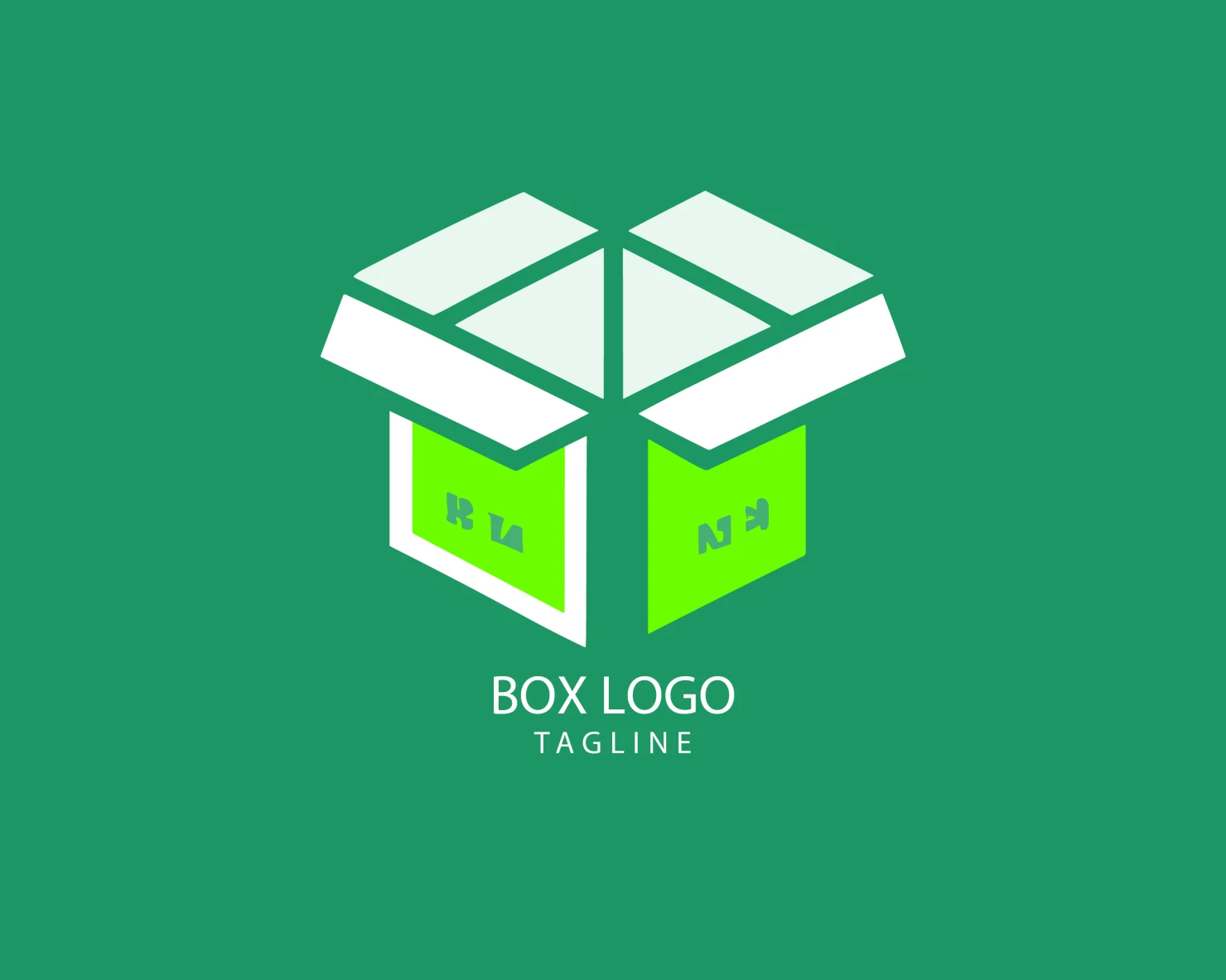 Box customizable logo set design #38291