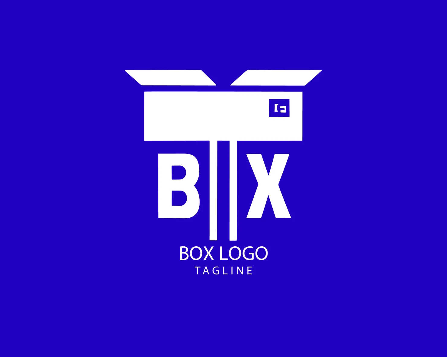 Box customizable logo set design #38293