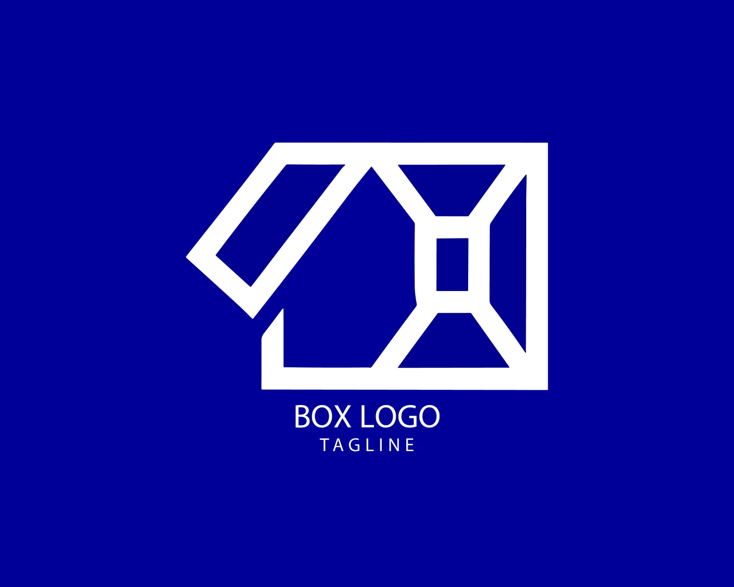 Box customizable logo set design #38299