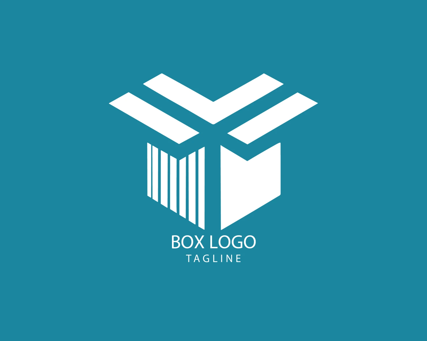 Box customizable logo set design #38301
