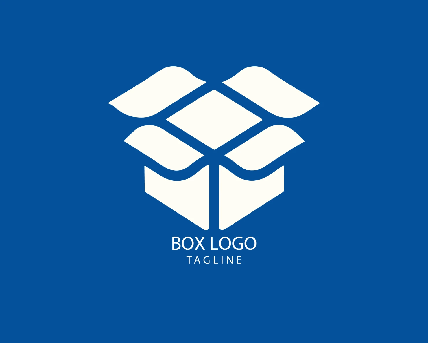 Box customizable logo set design #38303