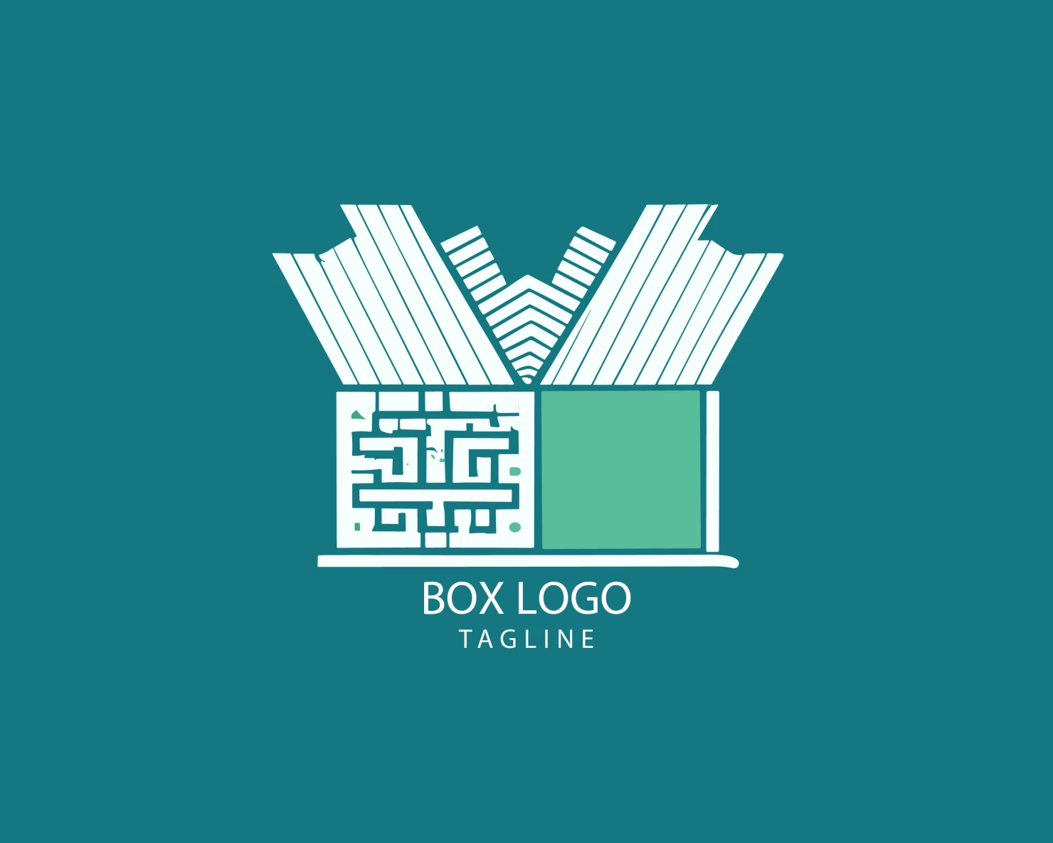 Box customizable logo set design #38310