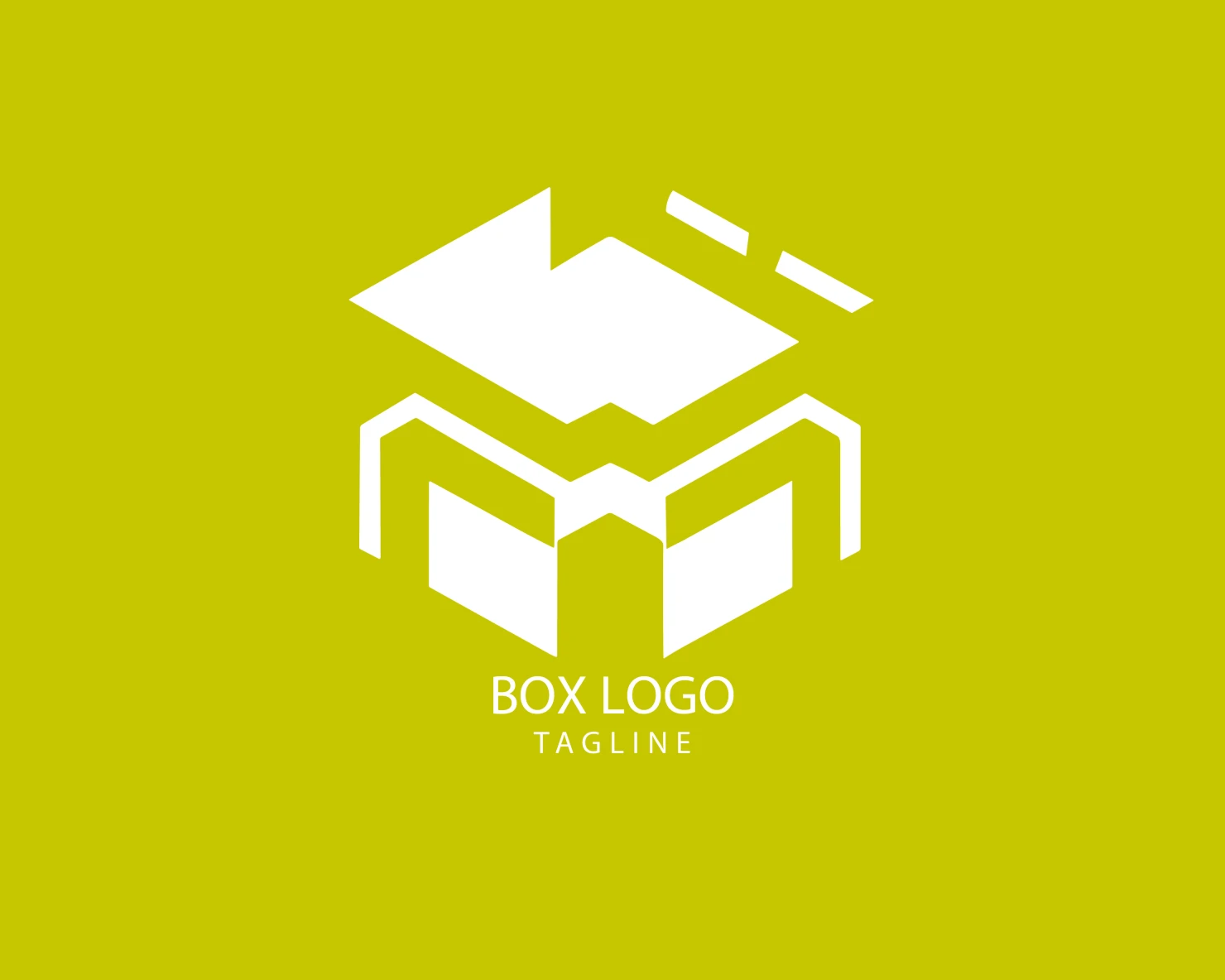 Box customizable logo set design #38321