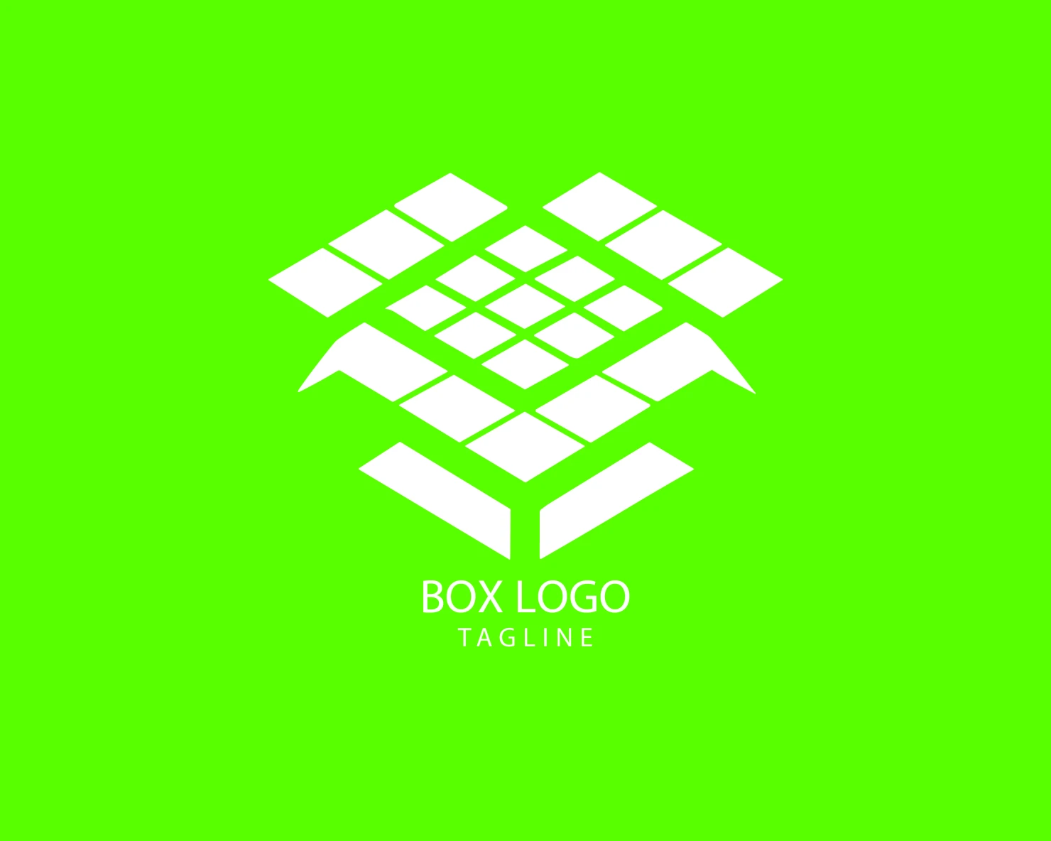 Box customizable logo set design #38325