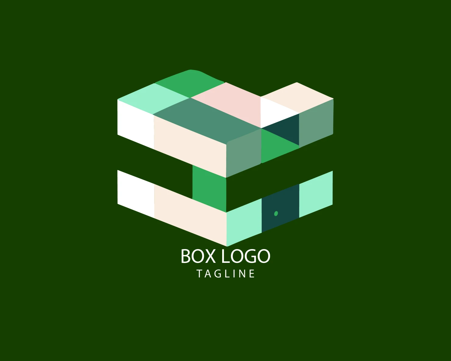 Box customizable logo set design #38340