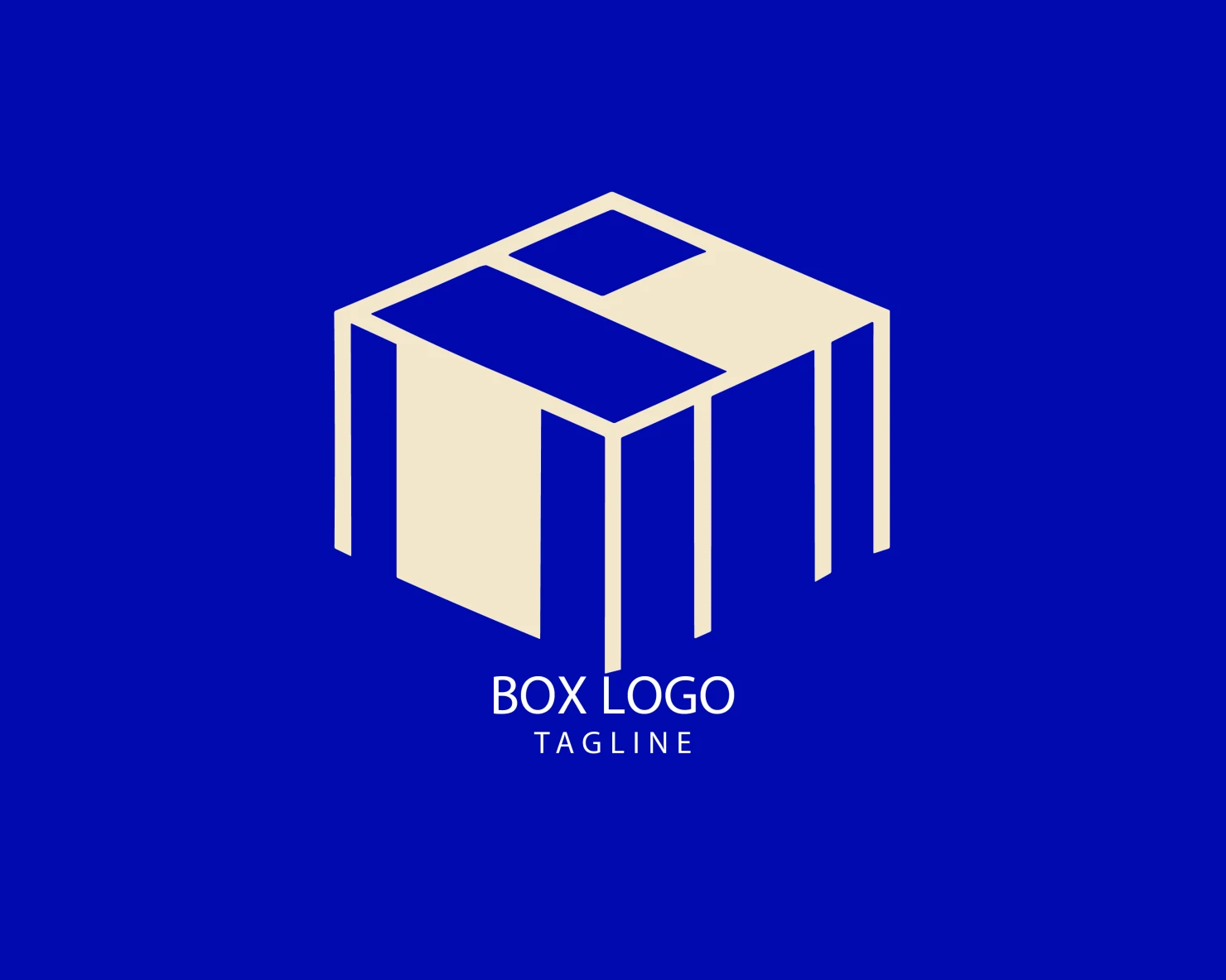 Box customizable logo set design #38343