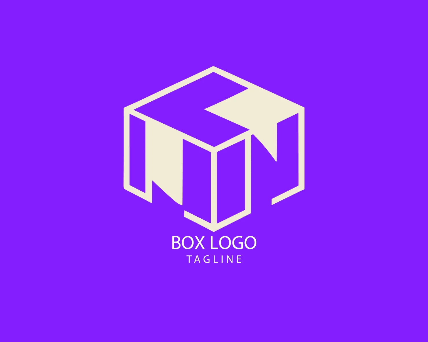 Box customizable logo set design #38348