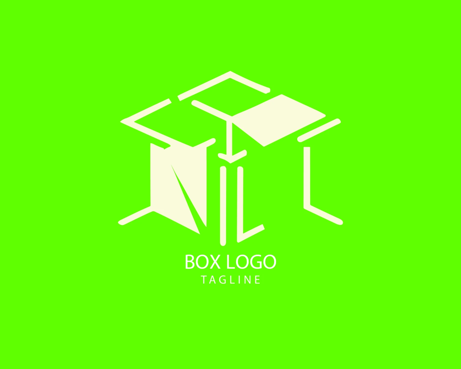 Box customizable logo set design #38351