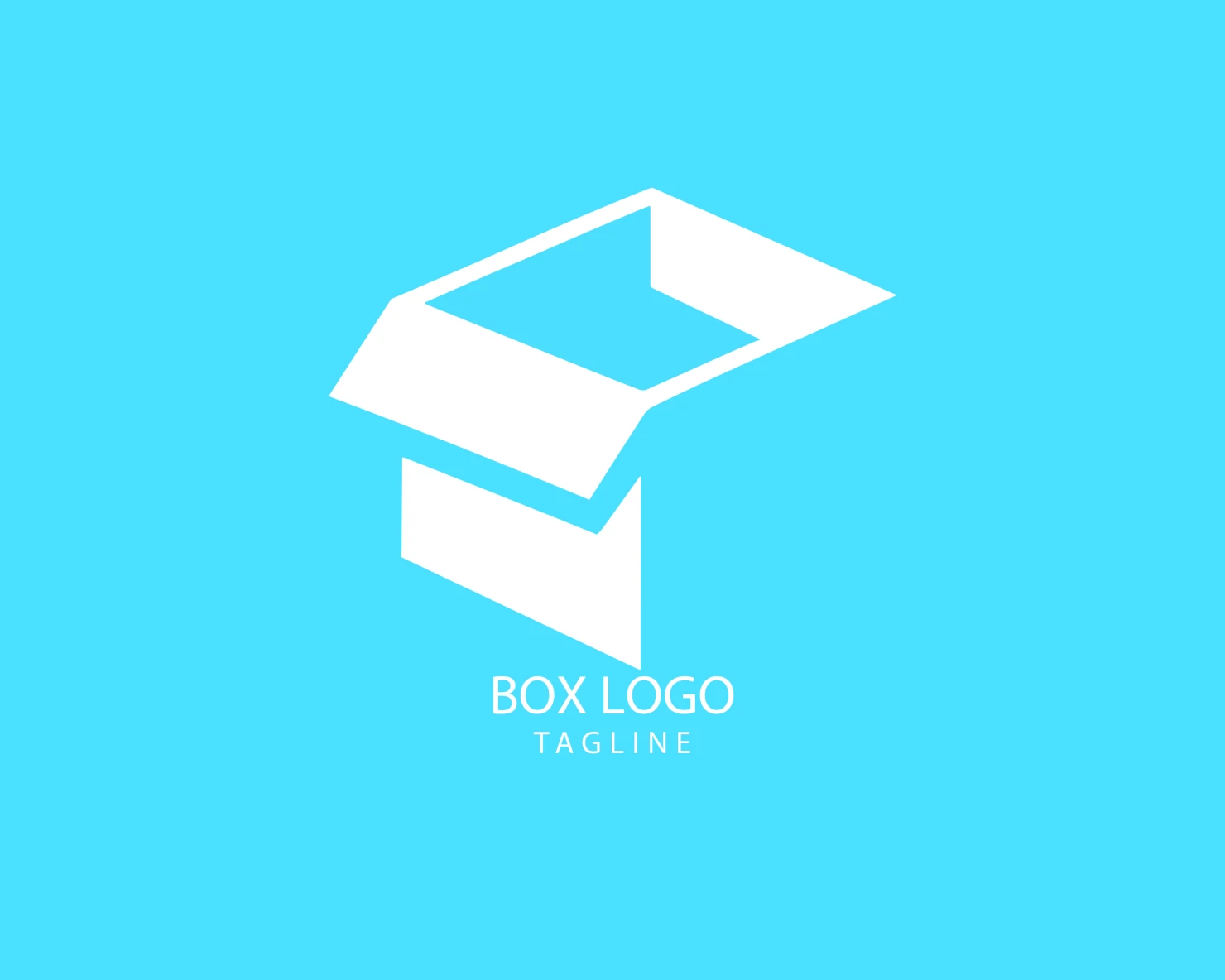 Box customizable logo set design #38354