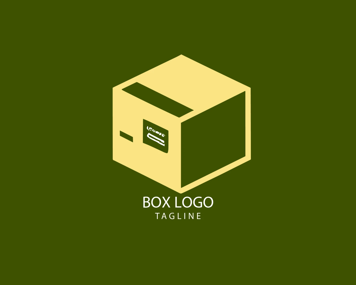 Box customizable logo set design #38358