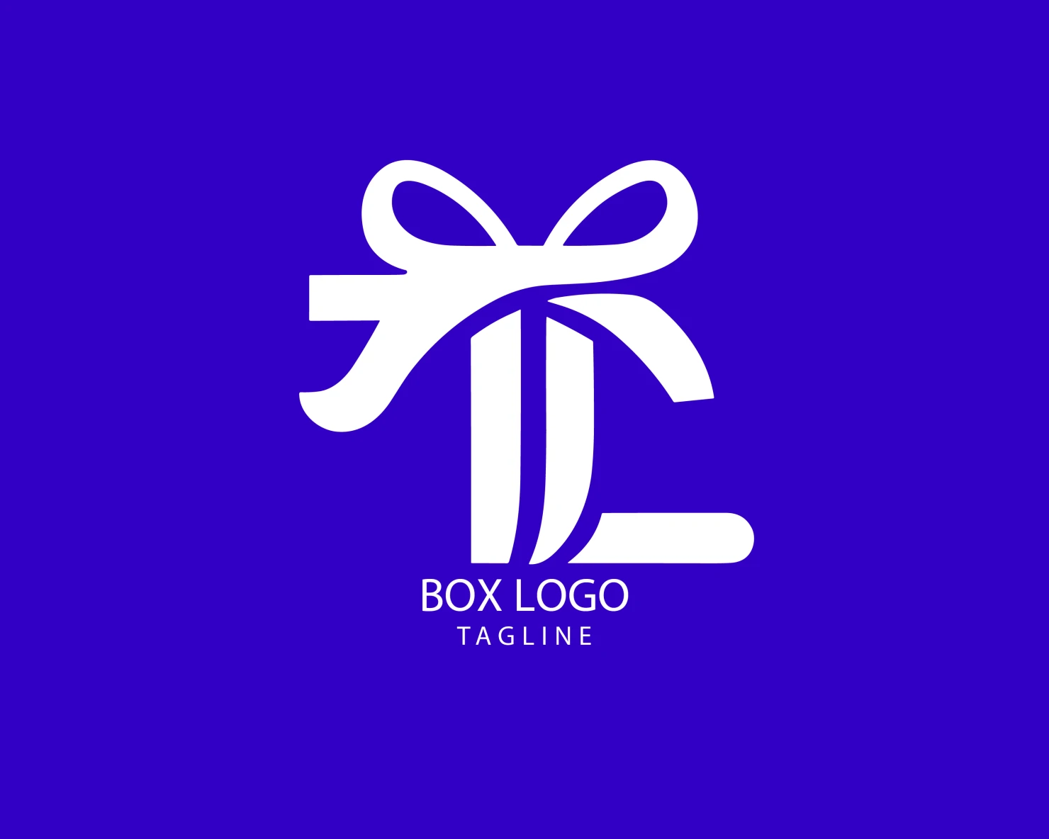 Box customizable logo set design #38359
