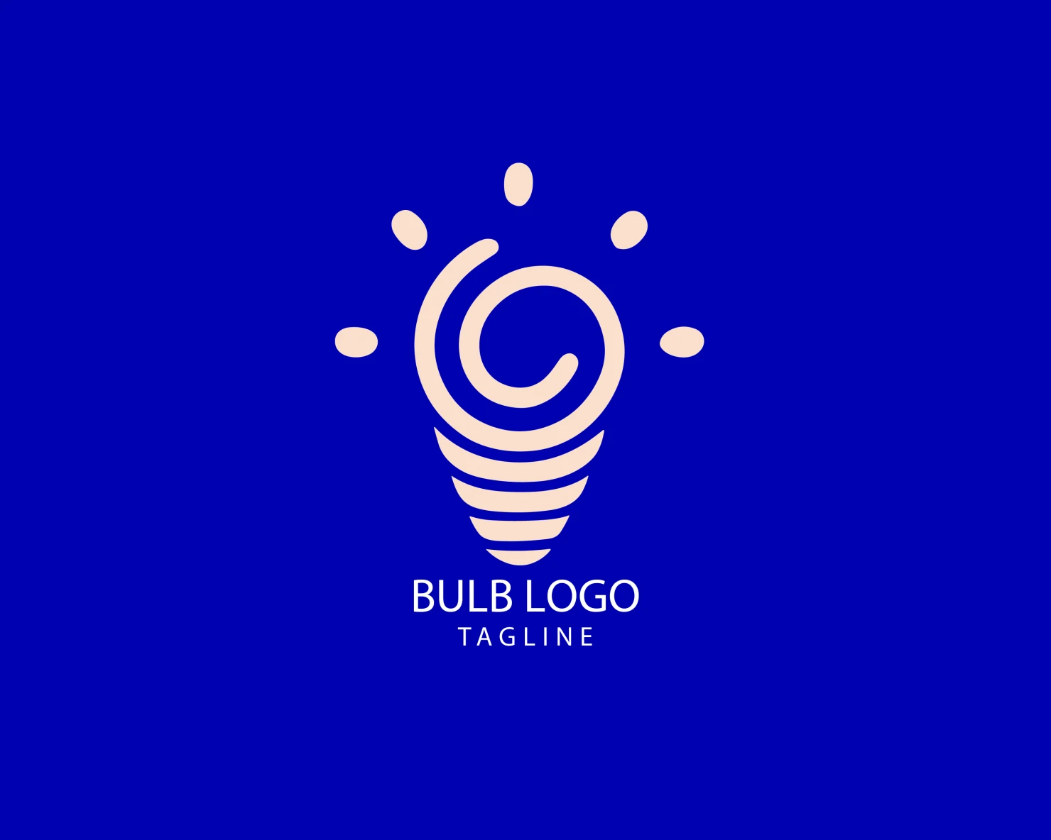 Bulb customizable logo set design #38364