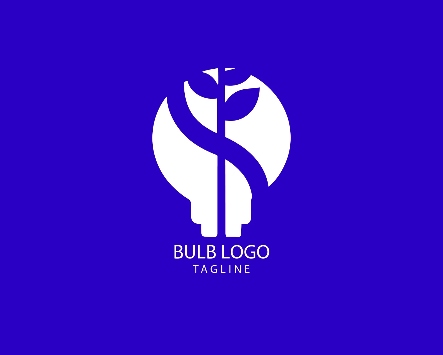 Bulb customizable logo set design #38365
