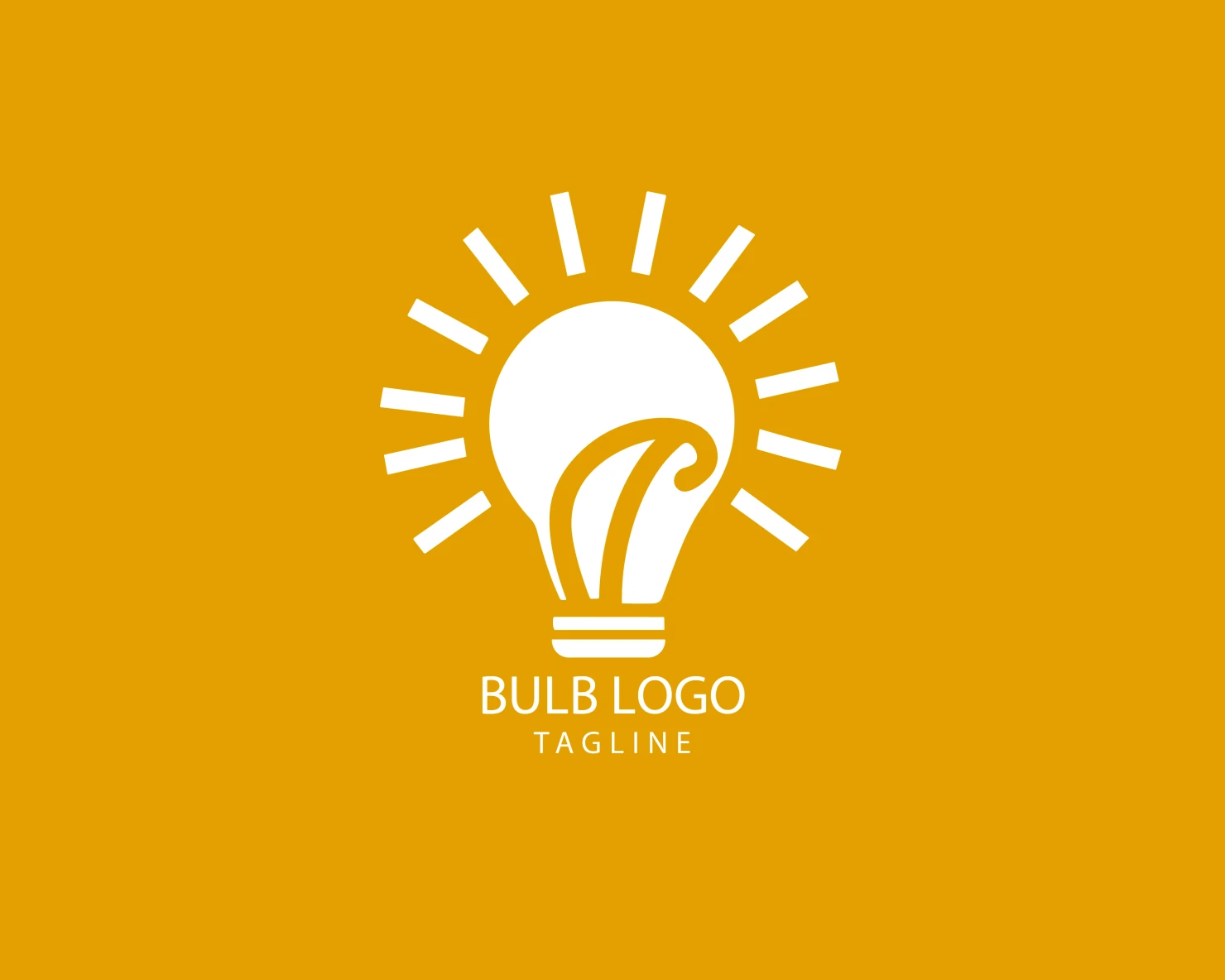 Bulb customizable logo set design #38366