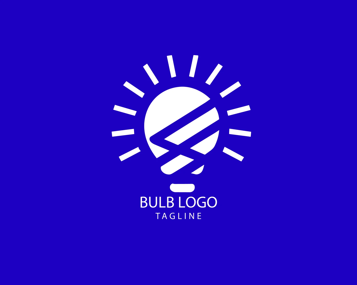 Bulb customizable logo set design #38367