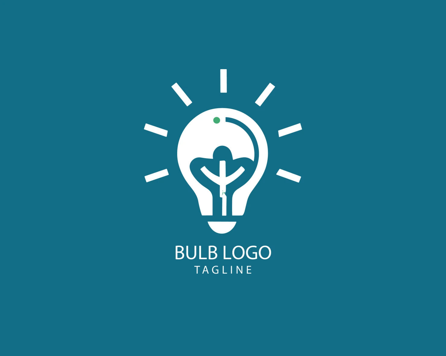 Bulb customizable logo set design #38368