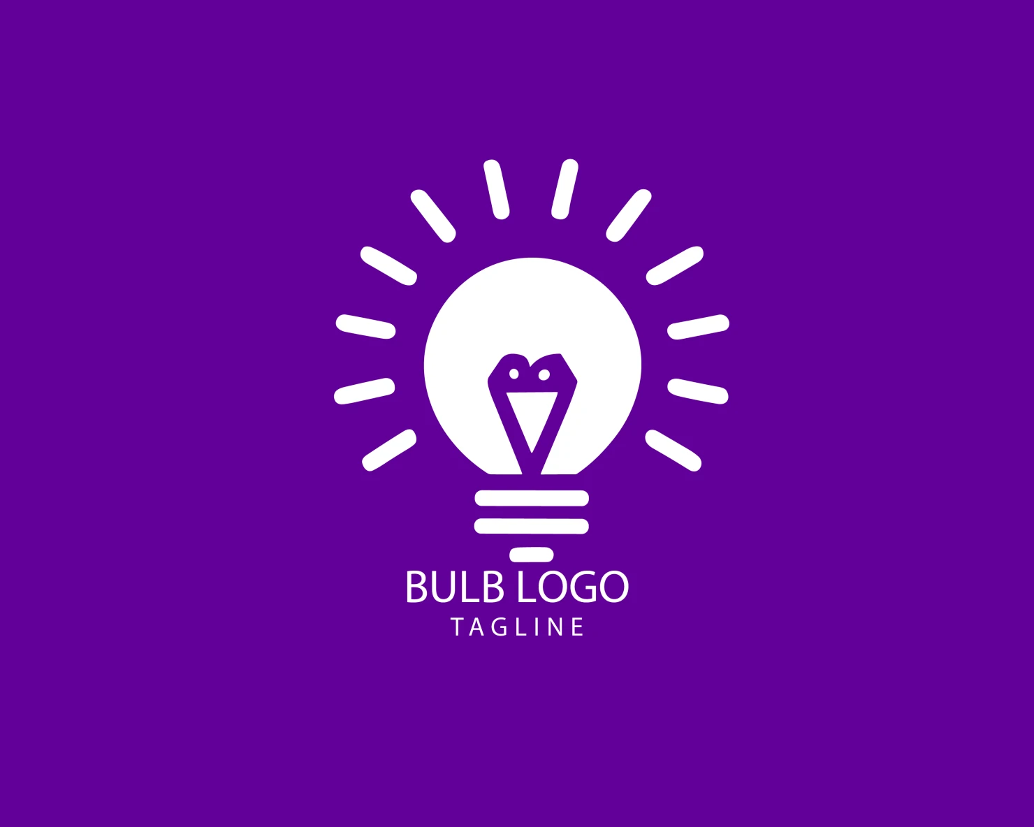 Bulb customizable logo set design #38369