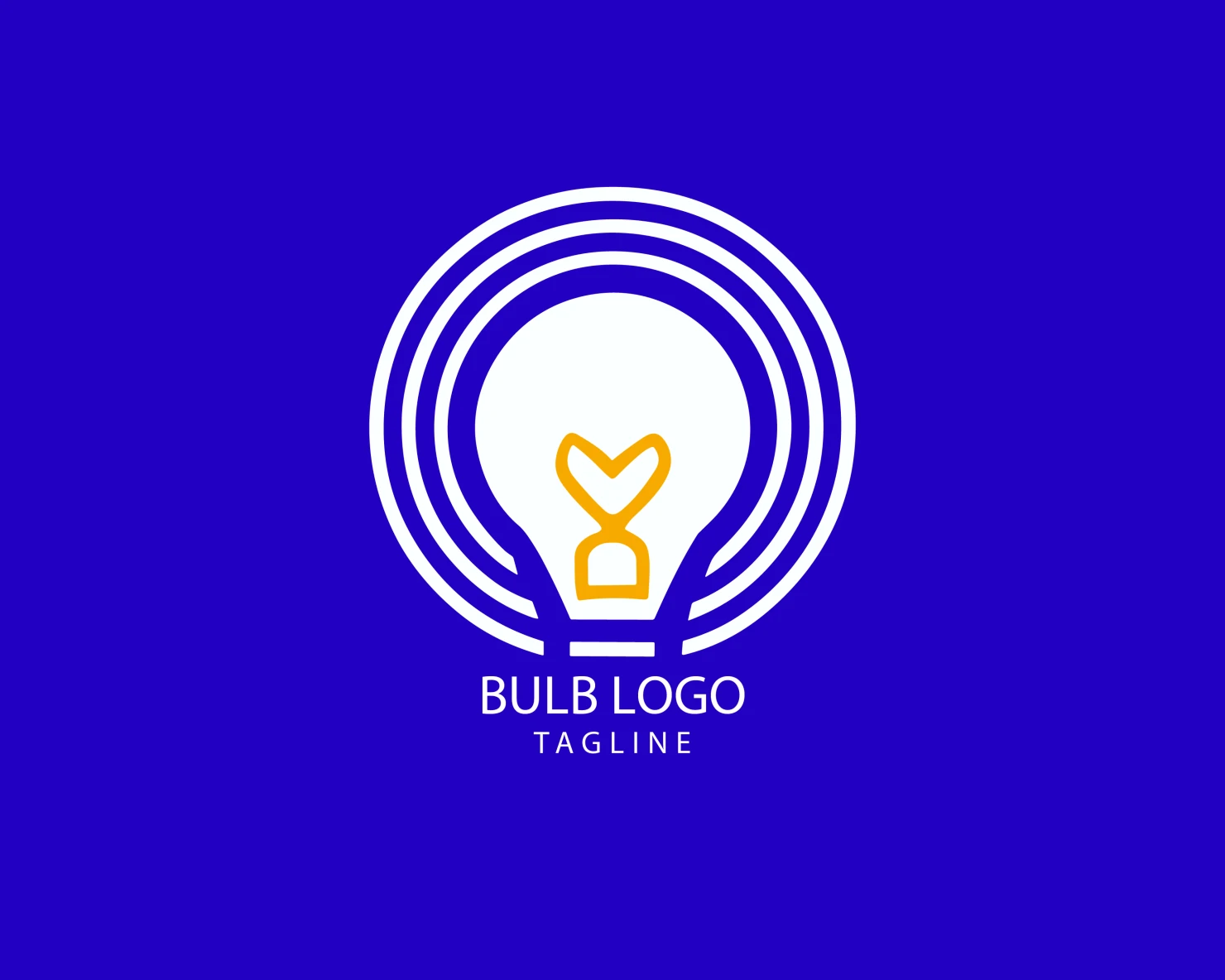 Bulb customizable logo set design #38370