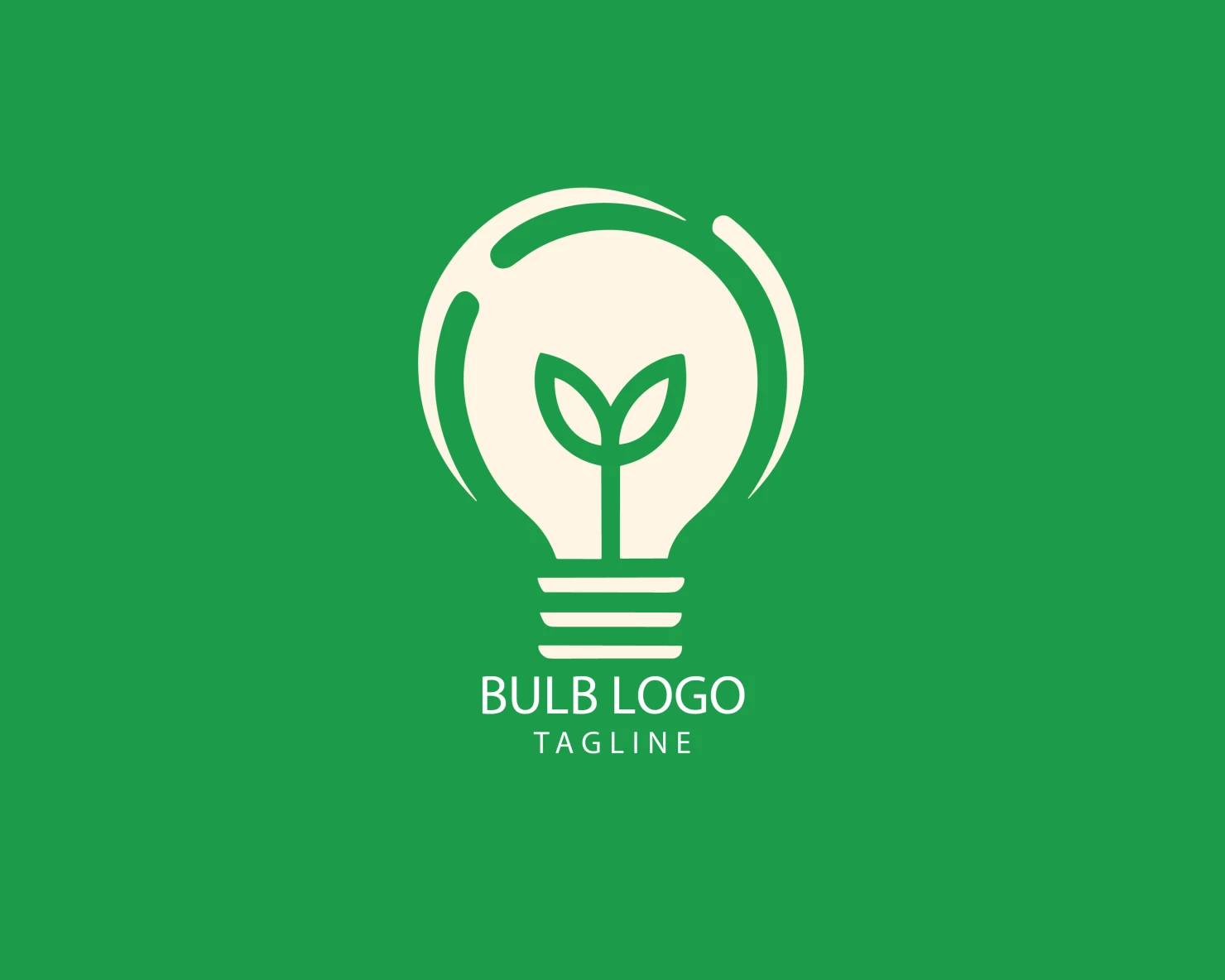 Bulb customizable logo set design #38372