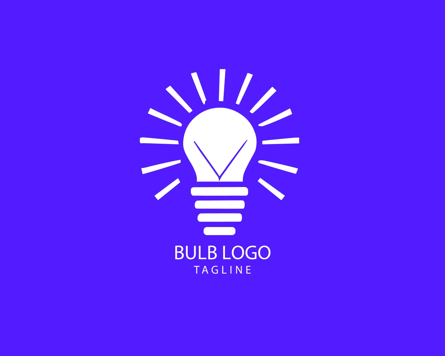 Bulb customizable logo set design #38375