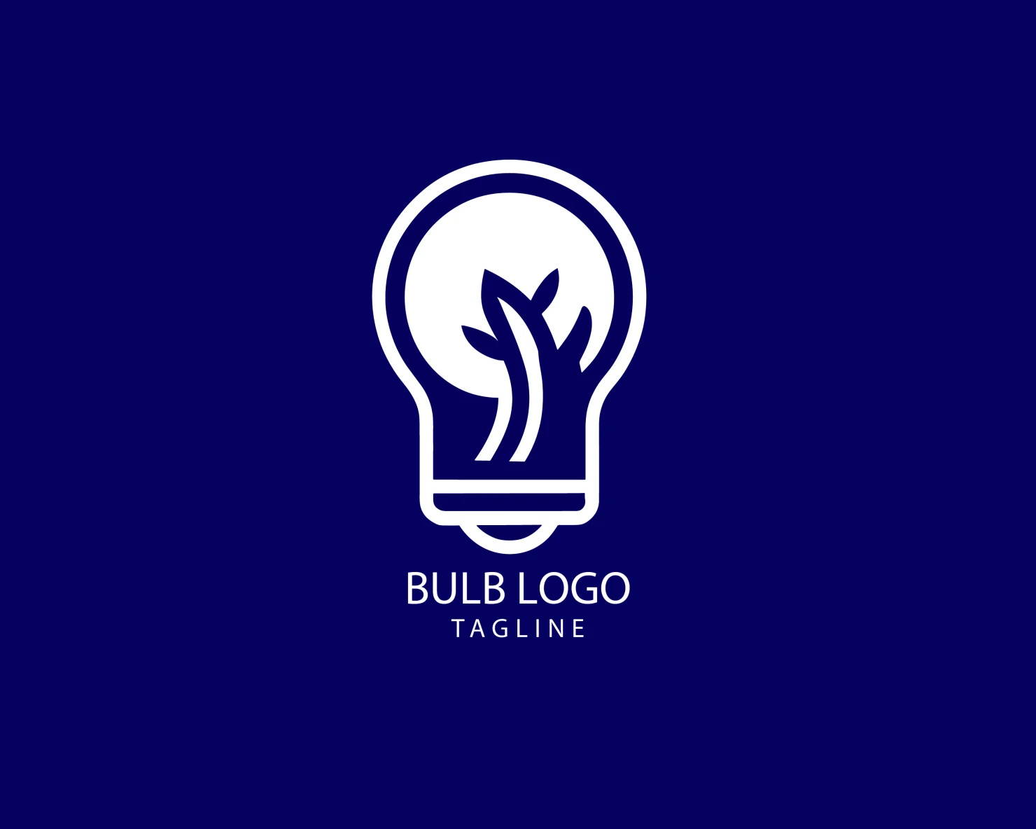 Bulb customizable logo set design #38376