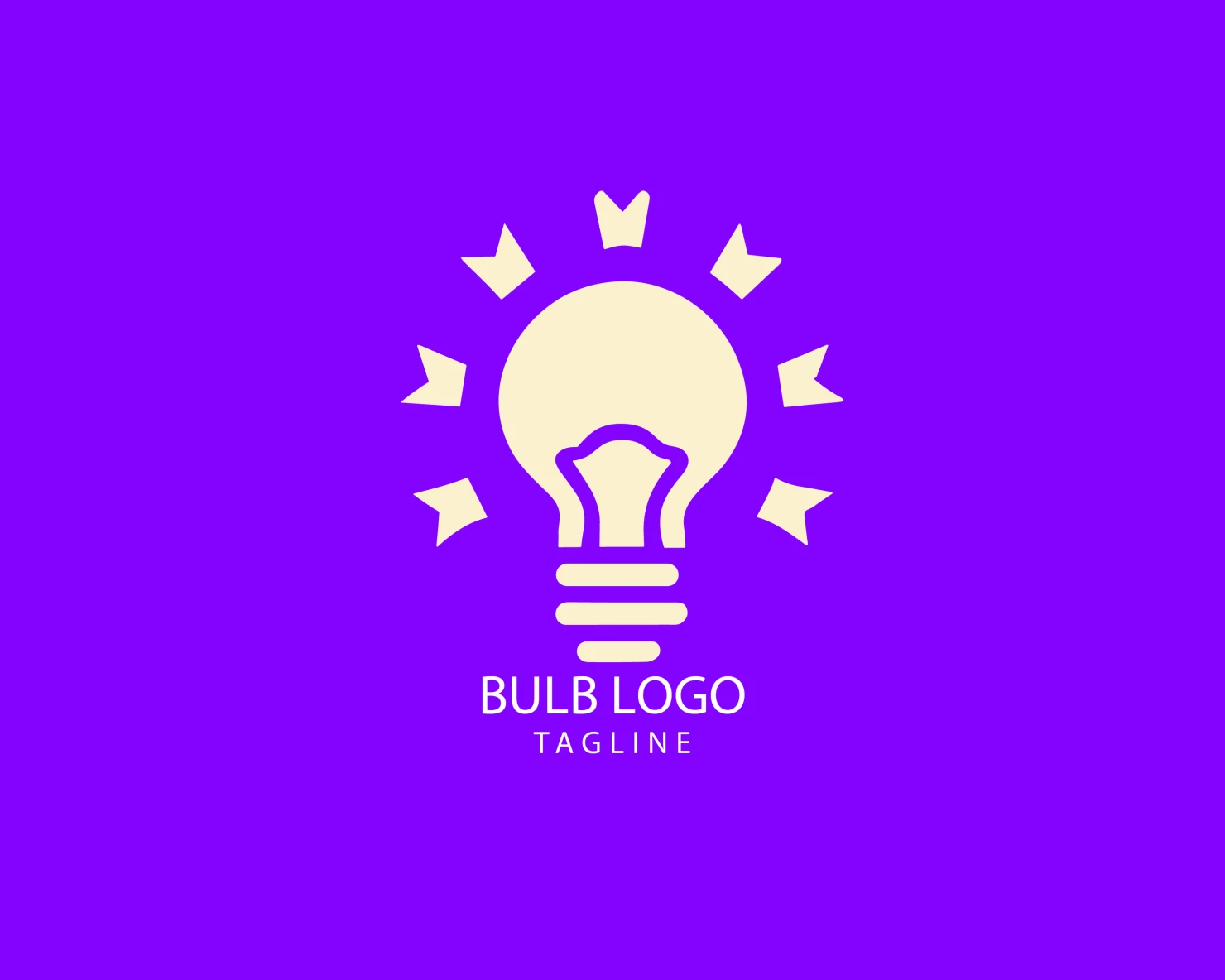 Bulb customizable logo set design #38378