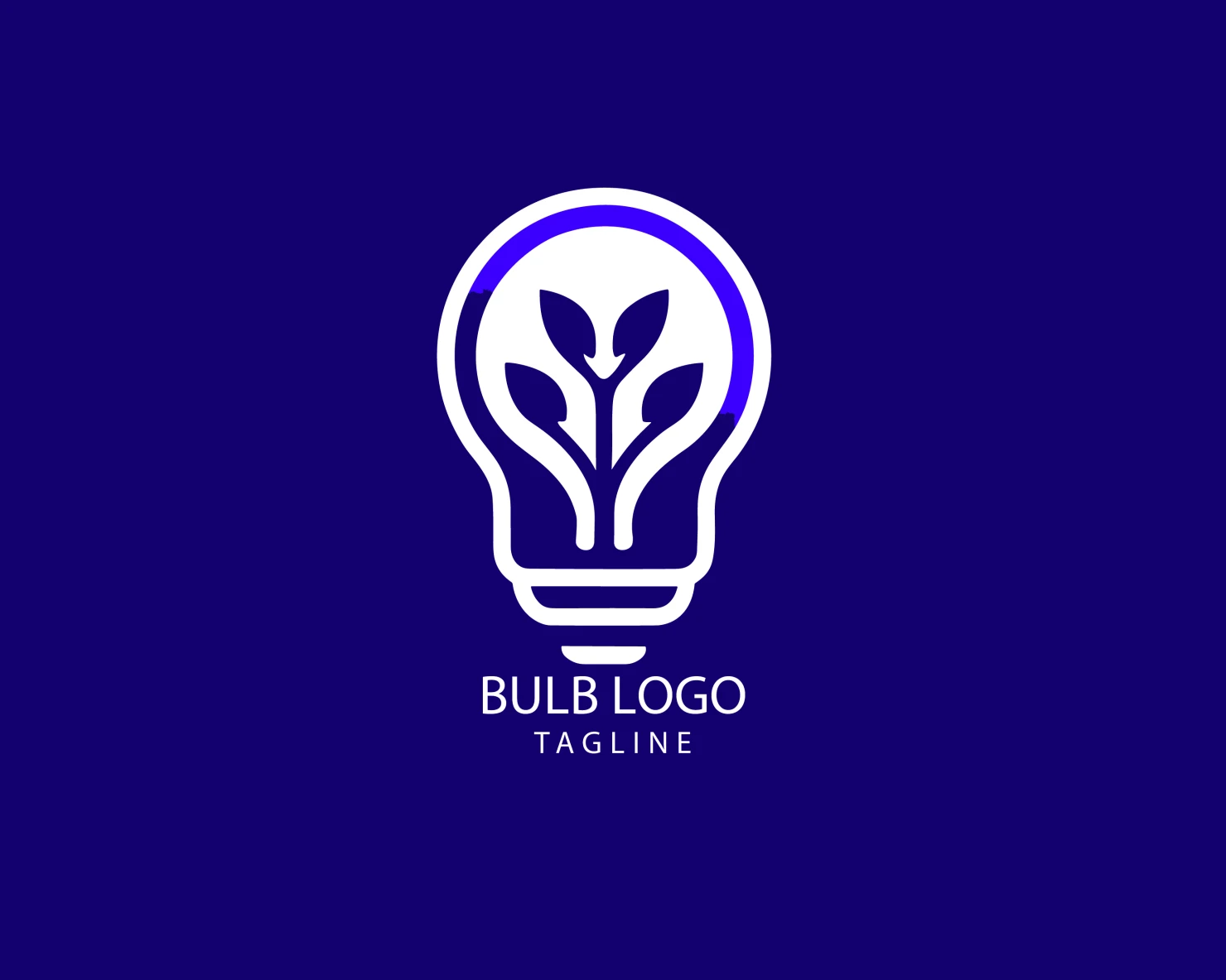 Bulb customizable logo set design #38383
