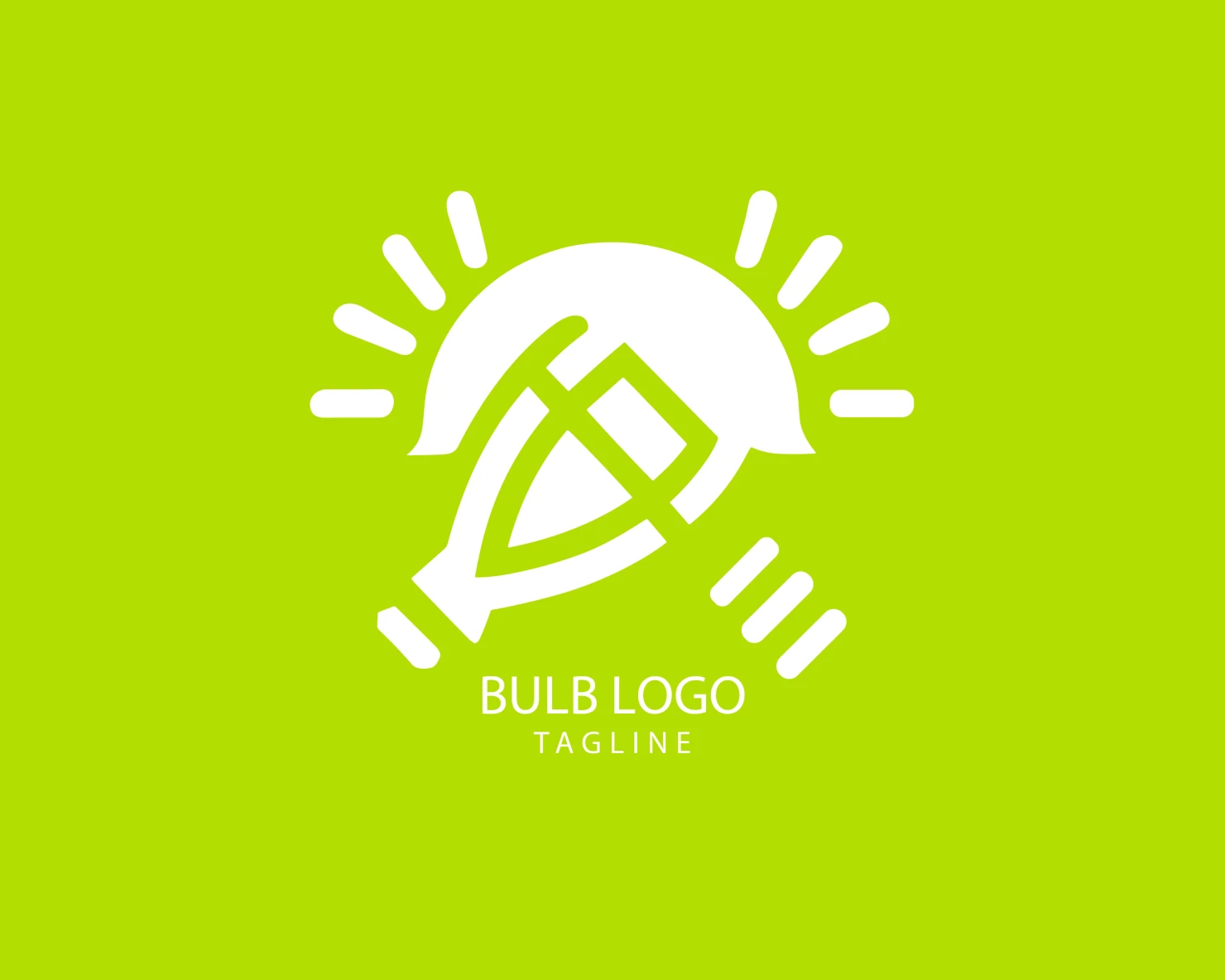 Bulb customizable logo set design #38385