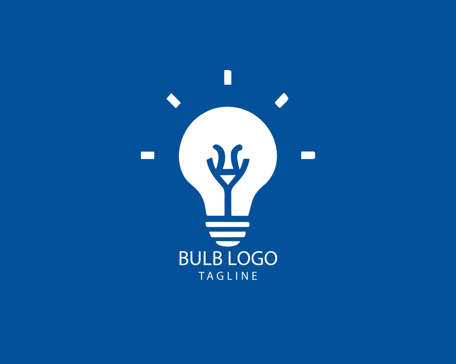 Bulb customizable logo set design #38389