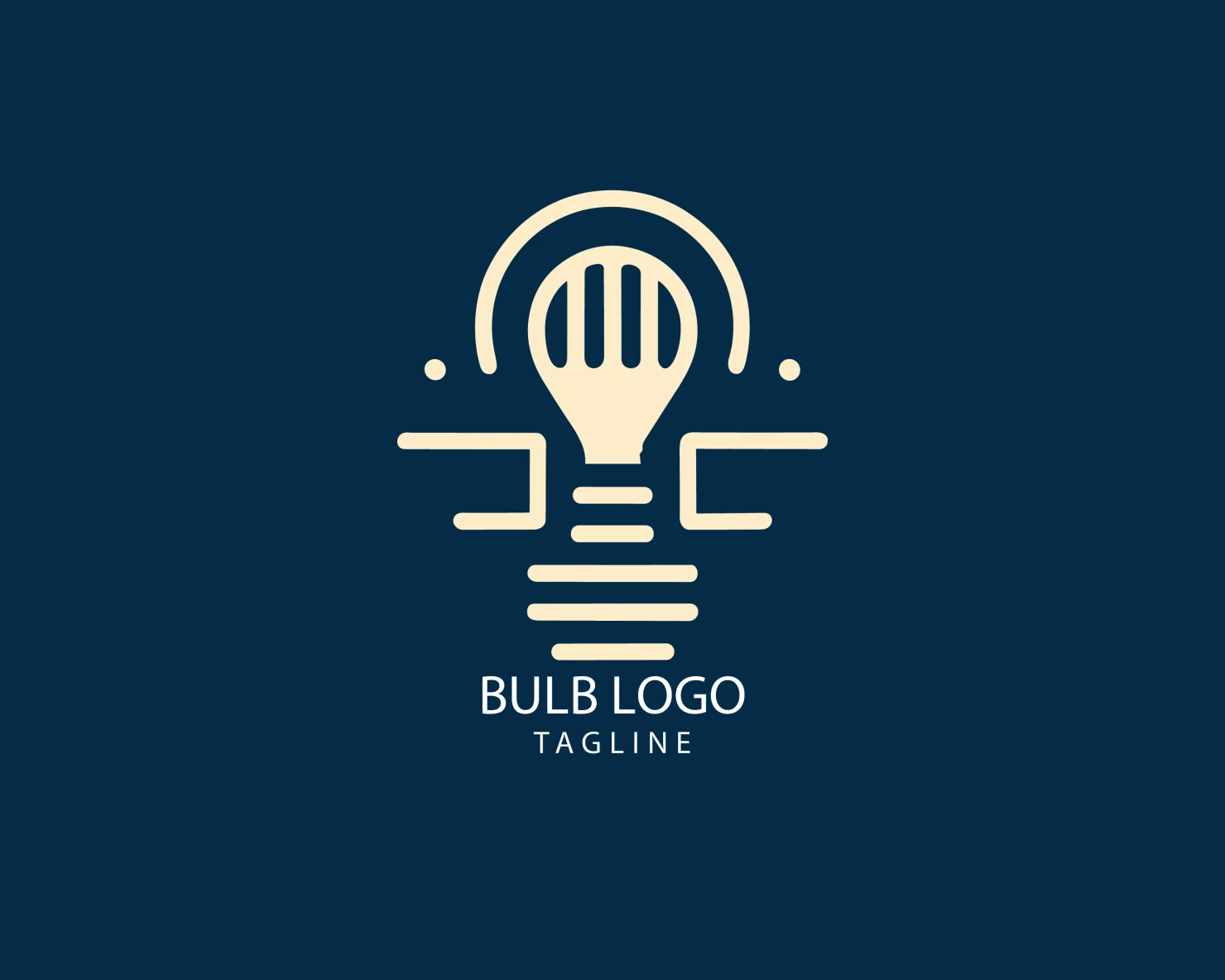 Bulb customizable logo set design #38390