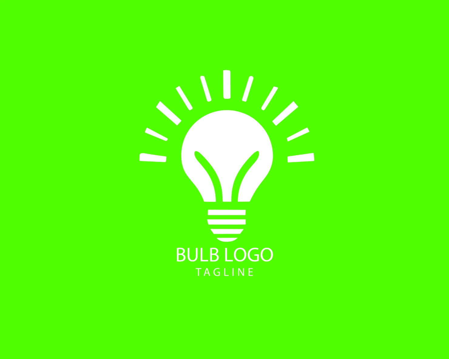 Bulb customizable logo set design #38391